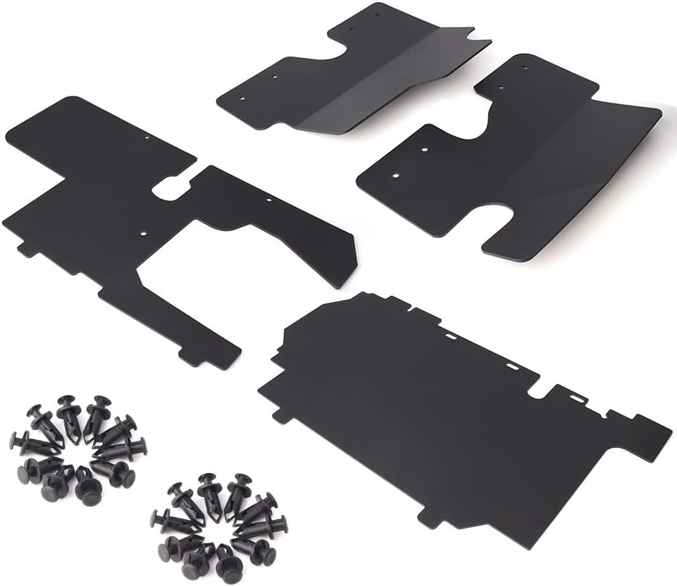 Bevel Engineering Mud & Rock Protection Package, Compatible with Polaris 2016-2022 General 1000, Radiator Guards Shields