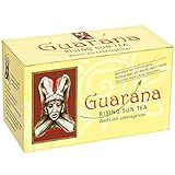 BADERs Guarana Rising Sun Tea de la farmacia. Té negro con guaraná. Despierta los espíritus. 20 bolsas filtrantes