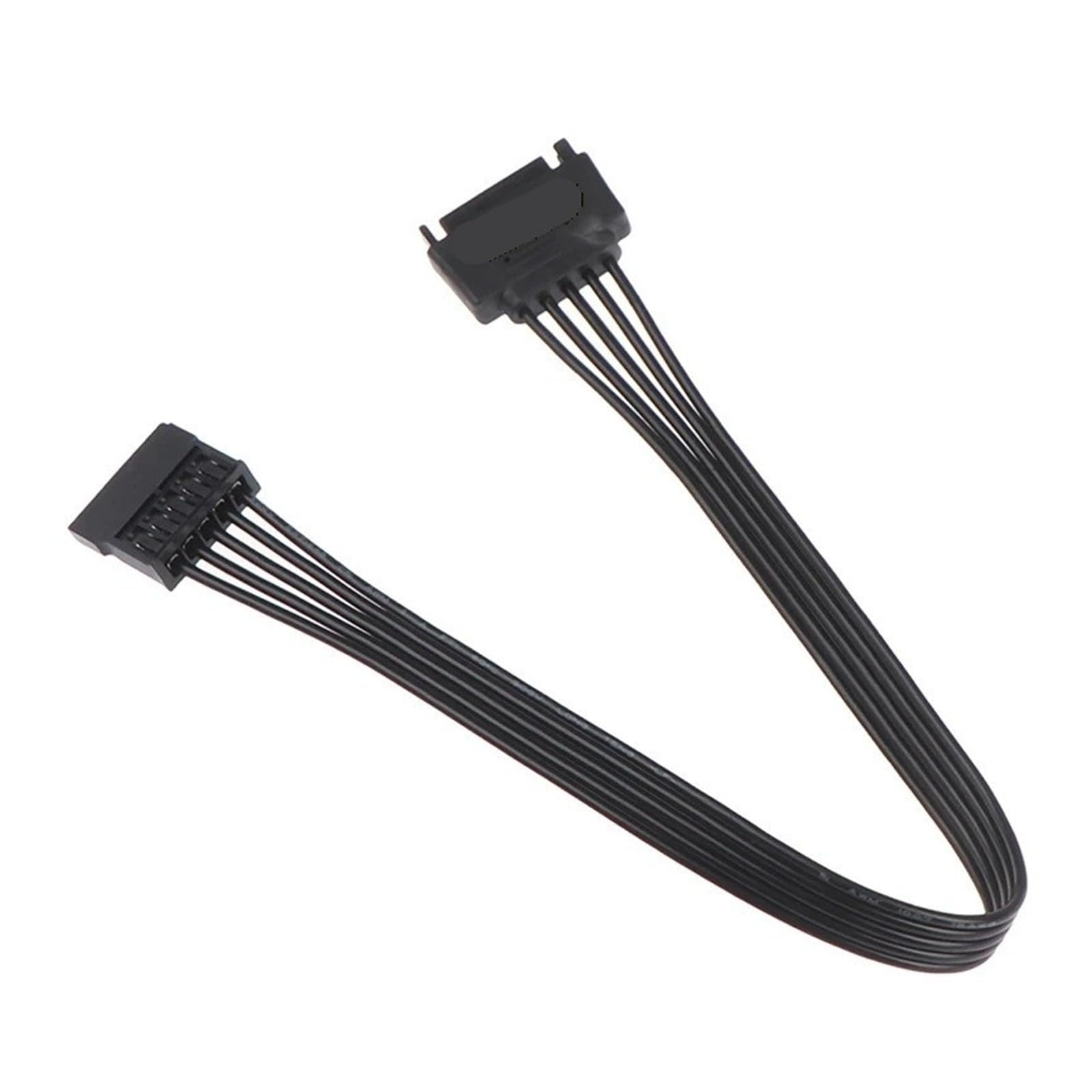 Câble d'extension d'alimentation SATA 15 broches mâle à femelle de 30 cm