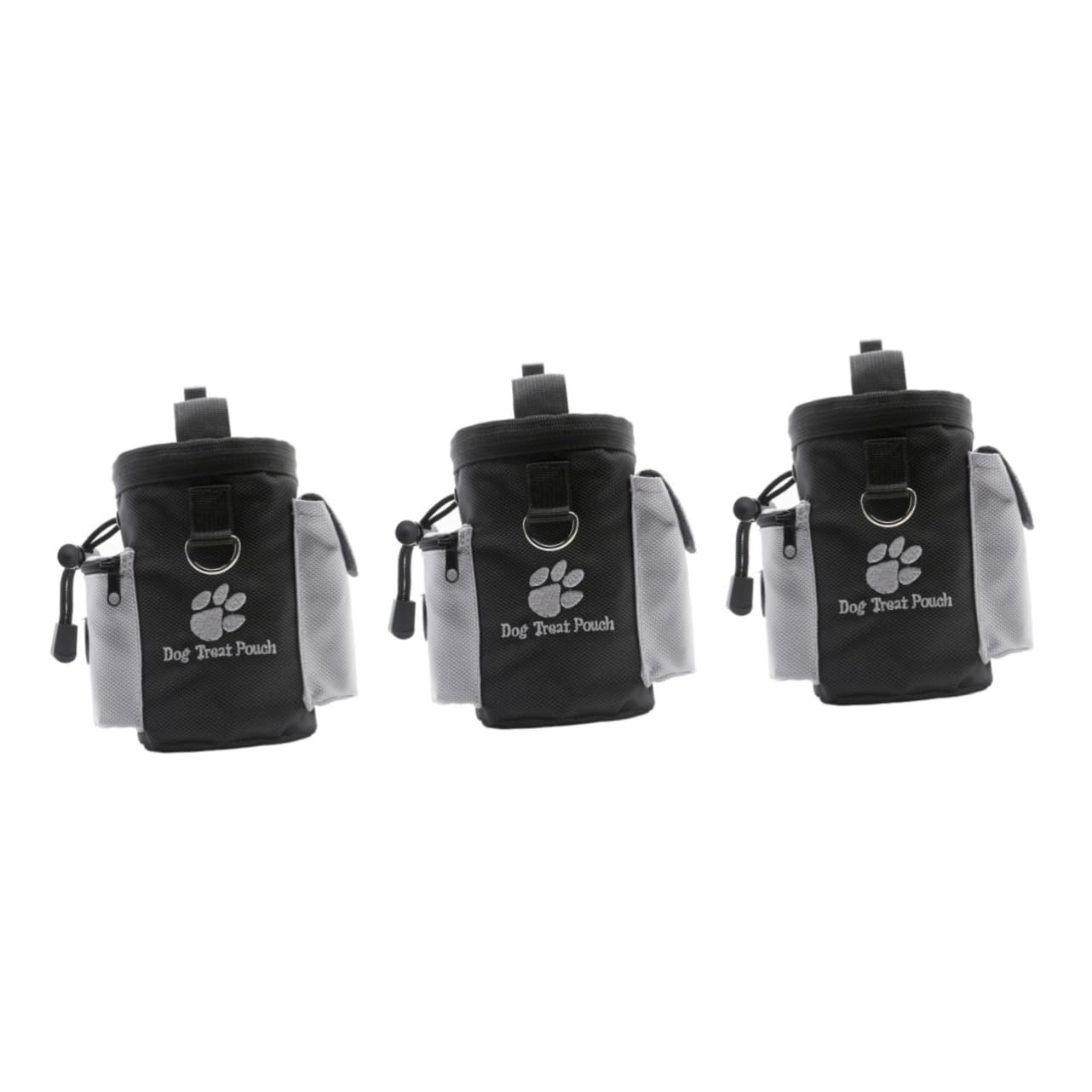 Sosoport 3stücke Pet Treat Pouch Für Hunde Verstellbare Trainingsgürteltasche Mit Kordelzug Für Snacks Spielzeug Und Kotbeutel Praktische Tasche Für Unterwegs Für Hundetraining Und