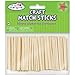 Multicraft Imports Krafty Kids CW524 Craftwood Natural Craft Match Sticks, 2in, 750-Piece