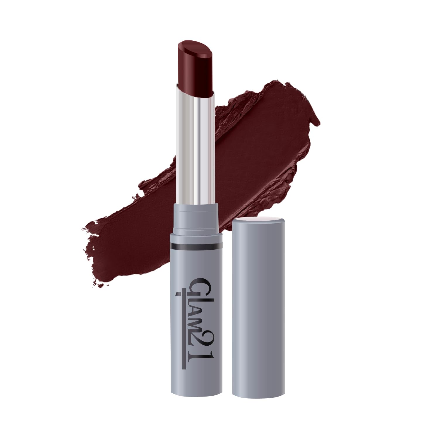 Glam21 Long Lasting Non-Transfer Lipstick|Creamy Matte Formula | Smudge-Free | HD-Colored lips - 2gm|Wine&Dine-07-image-8
