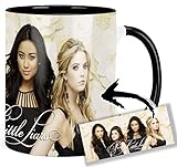 MasTazas Pretty Little Liars Lucy Hale Ashley Benson Tasse Ceramique Int�rieure et Poign�e Noire Mug