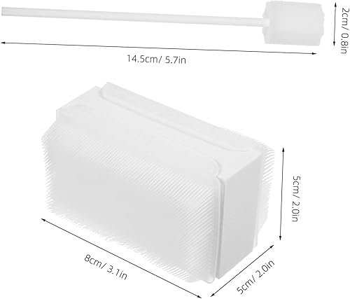 Miniatura 2 de DOITOOL Dual-Sided Sensory Sponge Brush Set for Infants Baby Bath Scrubber for Sensory Training Soft Massage Brush for Newborns and Toddlers for