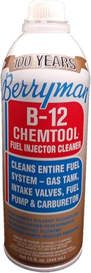 4 Set 0116 B-12 Chemtool Carburetor, Fuel System and Injector Cleaner, 15 Ounce, (Single Unit)