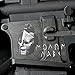 GunSkins Magwell Skin - Premium Vinyl Decal - Easy to Install and Fits AR-15 Lower Receivers - 100% Waterproof Non-Reflective Matte Finish - Made in USA - GS Molon Labe Black