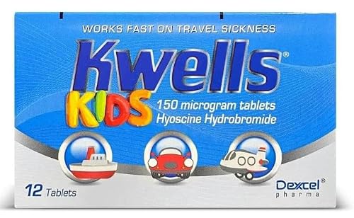 Prevents Nausea Children's Travel Sickness Chewable Tablets - Pack of 12 Tablets