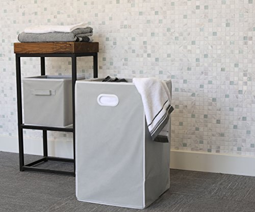 Simplehouseware Foldable Closet Laundry Hamper Basket, Grey #TOP3