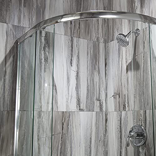 Palisade 25.6 In. X 14.8 In. Tile Shower And Tub Surround Kit In Louvre Granite #TOP3