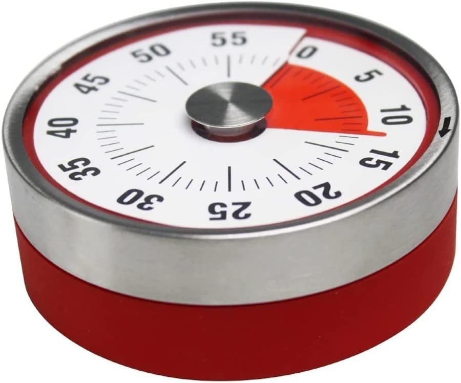 Timery, minutnik kuchenny ze stali nierdzewnej Alarm minutnik do gotowania mechaniczny okrągły zegar magnetyczny z odliczaniem