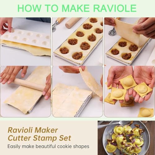 Ravioli Maker Cutter Set : la solution pour découper et mouler vos pâtes sans effort - 4