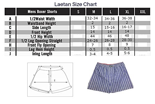 Laetan Mens Boxer Shorts, Mens Underwear Cotton Woven Boxer Short (As1, Alpha, M, Regular, Regular, M Blue/White Assorted) #TOP4