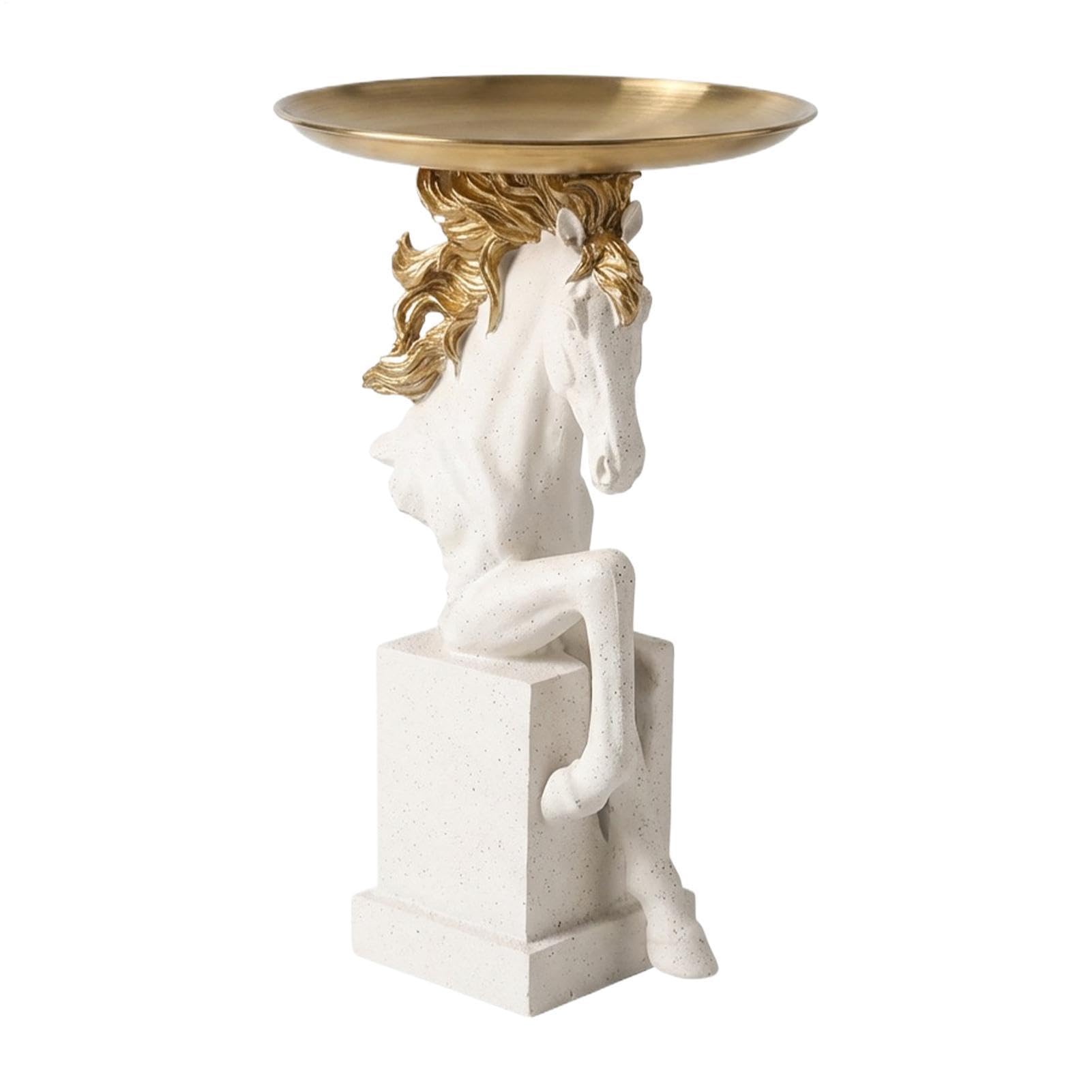 Mangeoire pour oiseaux en forme de cheval pour animer le jardin