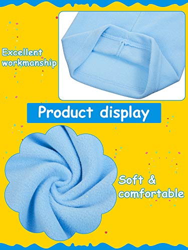 9 Pieces Kids Neck Warmer Winter Fleece Neck Gaiter Kid Tube Scarf Balaclava for Winter Sports3