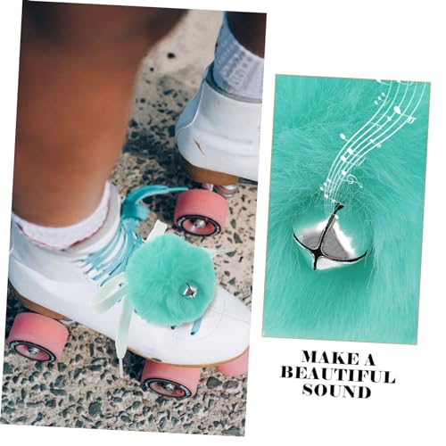 BRIGHTFUFU 2 Unidades Bola de pelo de skate pompons decorativos de patins coelho de rolo decoração c