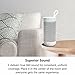 comiso X26 Bluetooth Speaker, IPX4 Waterproof Speakers 360° HD Surround Sound with Punchy Bass, Wireless Dual Pairing, 24H Playtime, Portable Speaker for Shower, Home, Outdoor, Camping, Beach-White