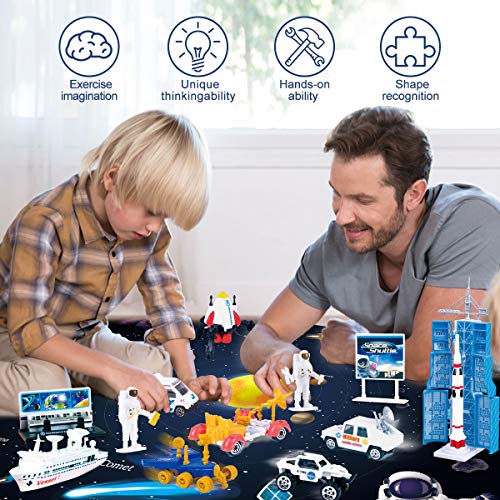 image for REMOKING Space Adventure Toy Playset, Educational Aerospace Toy Serie