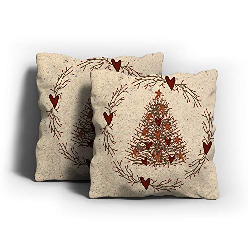 Plush-Primitive-Christmas-Tree-Hidden-Zipper-Home-Sofa-Decorative-Throw-Pillow-Cover-Cushion-Case-Square-20×20-Inch-Two-Sides-Design-Printed-Pillowcase Plush Primitive Christmas Tree Hidden Zipper Home Sofa Decorative Throw Pillow Cover Cushion Case Square 20×20 Inch Two Sides Design Printed Pillowcase
