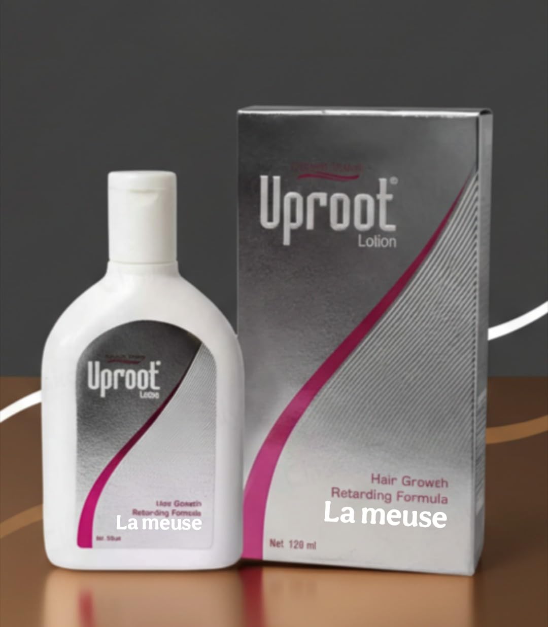 Uproot Hair Retarding Lotion for Unwanted Hair Removal | Reduces Hair Growth on Face, Chin, Lips, Arms, Legs | With Telocapil & Flavosterone | For Men & Women | Natural Plant-Based Formula | 120ml