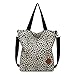 JANSBEN Damen Canvas Handtasche Schultertasche Casual Multifunktionale Umhängetaschen Groß für Arbeit Schule Shopper Lässige täglich (Leopard) JANSBEN Damen günstig Kaufen-JANSBEN Damen Canvas Handtasche Schultertasche Casual Multifunktionale Umhängetaschen Groß für Arbeit Schule Shopper Lässige täglich (Leopard)