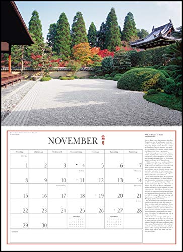 Japanische Gärten 2021 ‒ Broschürenkalender ‒ mit informativen Texten ‒ mit Jahresplaner ‒ Format 42 x 29 cm