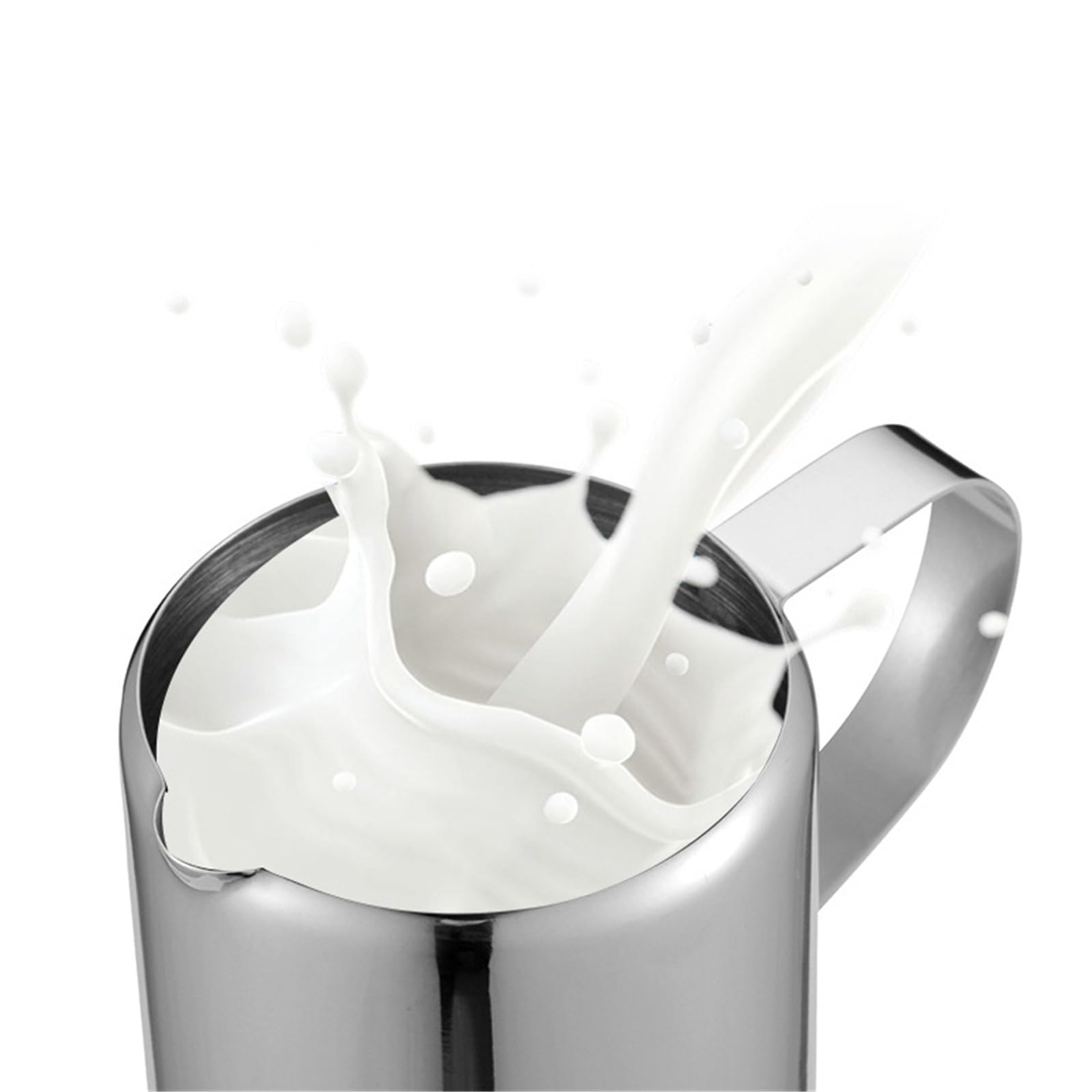 Lata humeante de Espresso 5oz, minijarra for taza leche, for espuma y café, cafetera acero inoxidable, 3 uds Para Espumar