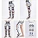 Adjustable Hip Knee Ankle Foot Orthosis Braces, with Walking Boots for Hip Fracture Rehabilitation Equipment