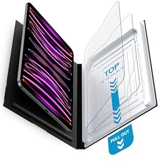 Mothca 2 Pack Matte Glass Screen Protector for iPad Pro 12.9-inch 6th/5th/4th/3rd Generation (2022/2021/2020/2018) with Quick Installation Tray, Anti-Glare & Anti-Fingerprint Tempered Glass