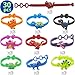 Imagen de Megaser 30 Pulseras Niños Cumpleaños Dinosaurios