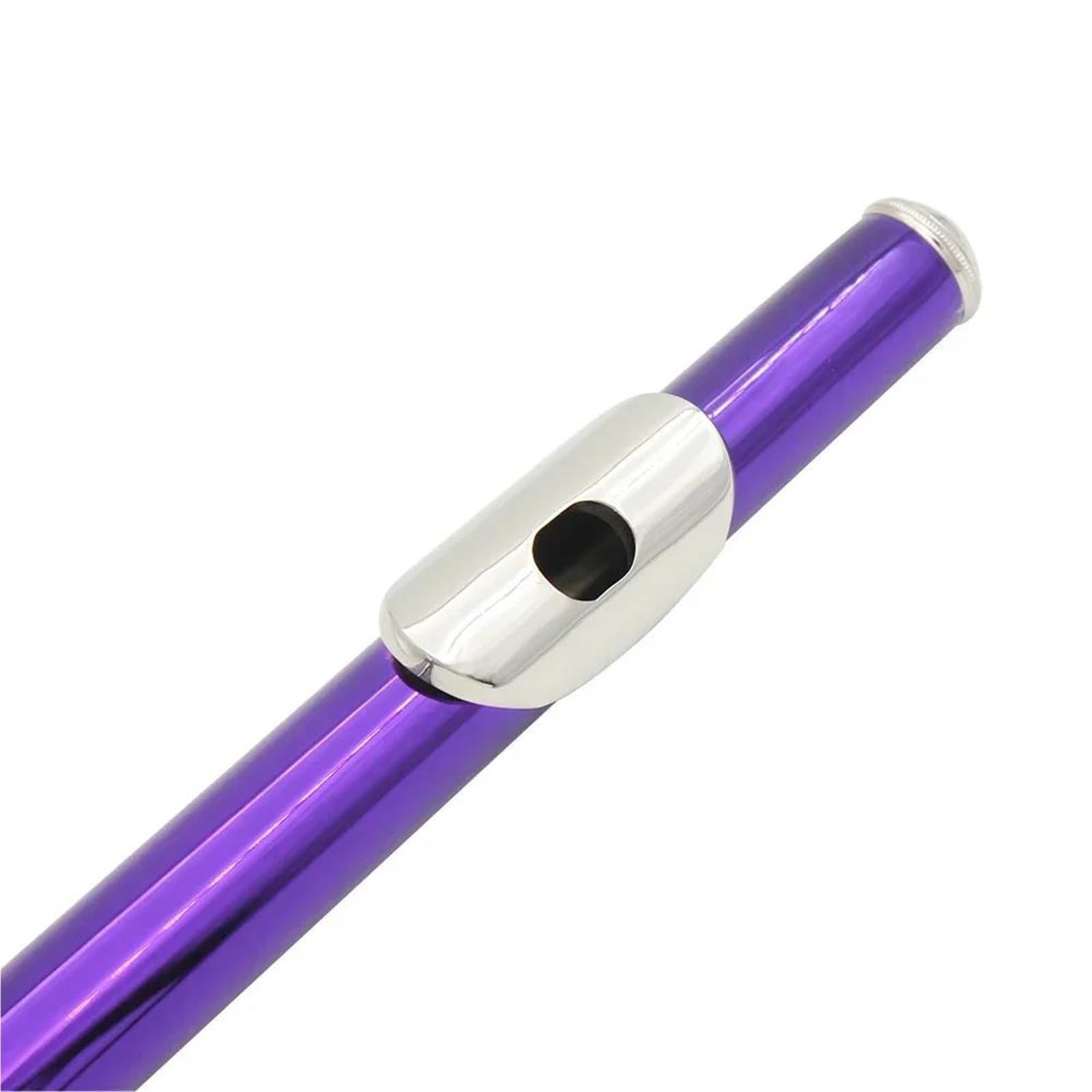 Flûte Performance Professionnelle Flûte À Ton C À 16 Trous Avec Clé E Instrument À Vent Professionnel Violet Clé Fermée Kit De Flûte À Tube En Cupronickel