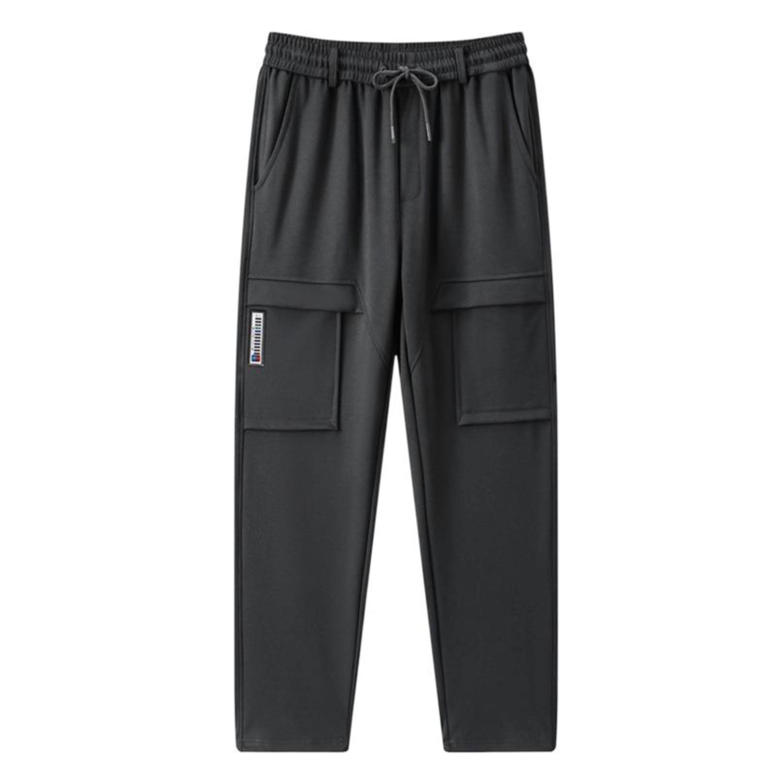 Pantaloni Morbidi per Uomini, Pantaloni Casual Lunghi Dritti Larghi per Autunno Inverno