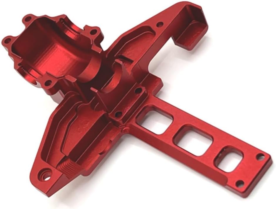 for Hyper Go H16BM H16GT H16DR H16PL RC Car, 16190 Metal Rear Gearbox Cover Parts, Aluminum Alloy Replacement Accessories for MJX 16207 16208 16209 16210 H6V3 M162 M163 1/16 RC Car (Blue)