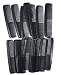 Pocket Combs Hair Care Pack of 15 Combs - unbreakable, Black, One Size