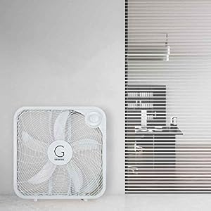 Genesis 20" Box Fan, 3 Settings, Max Cooling Technology, Carry Handle, White (G20BOX-WHT) — photo 2 of 6
