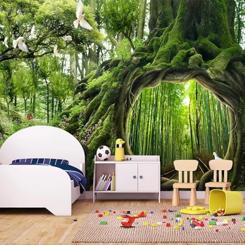 Décoration murale forêt primitive pour rénover facilement un grand mur