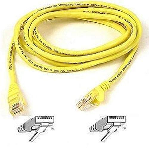 Belkin High Performance - Patch cable - RJ-45 (M) to RJ-45 (M) - 14 ft - UTP - CAT 6 - molded, snagless - yellow - B2B - for Omn