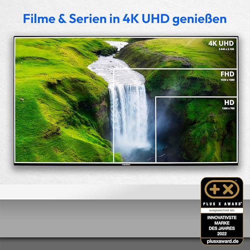 MEDION X15071 (MD 30922) 125,7 cm (50 Zoll) Fernseher (Android TV, 4K, Dolby Vision HDR, Dolby Atmos, Netflix, Prime Video, Smart TV, PVR) – Bild 3
