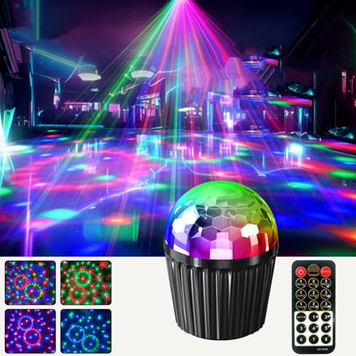 Luz de discoteca com controle remoto, controle remoto de controle da parte,Luzes de boate | Lâmpada