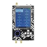 New PortaPack H2 And Hack RF One SDR Software Defined Radio Assembled with 7 Antennas& USB Cable Built-in Rechargeable Battery V1.8.0 Upgraded 3.2" LCD Screen SDR Radio Kit Plastic Shell