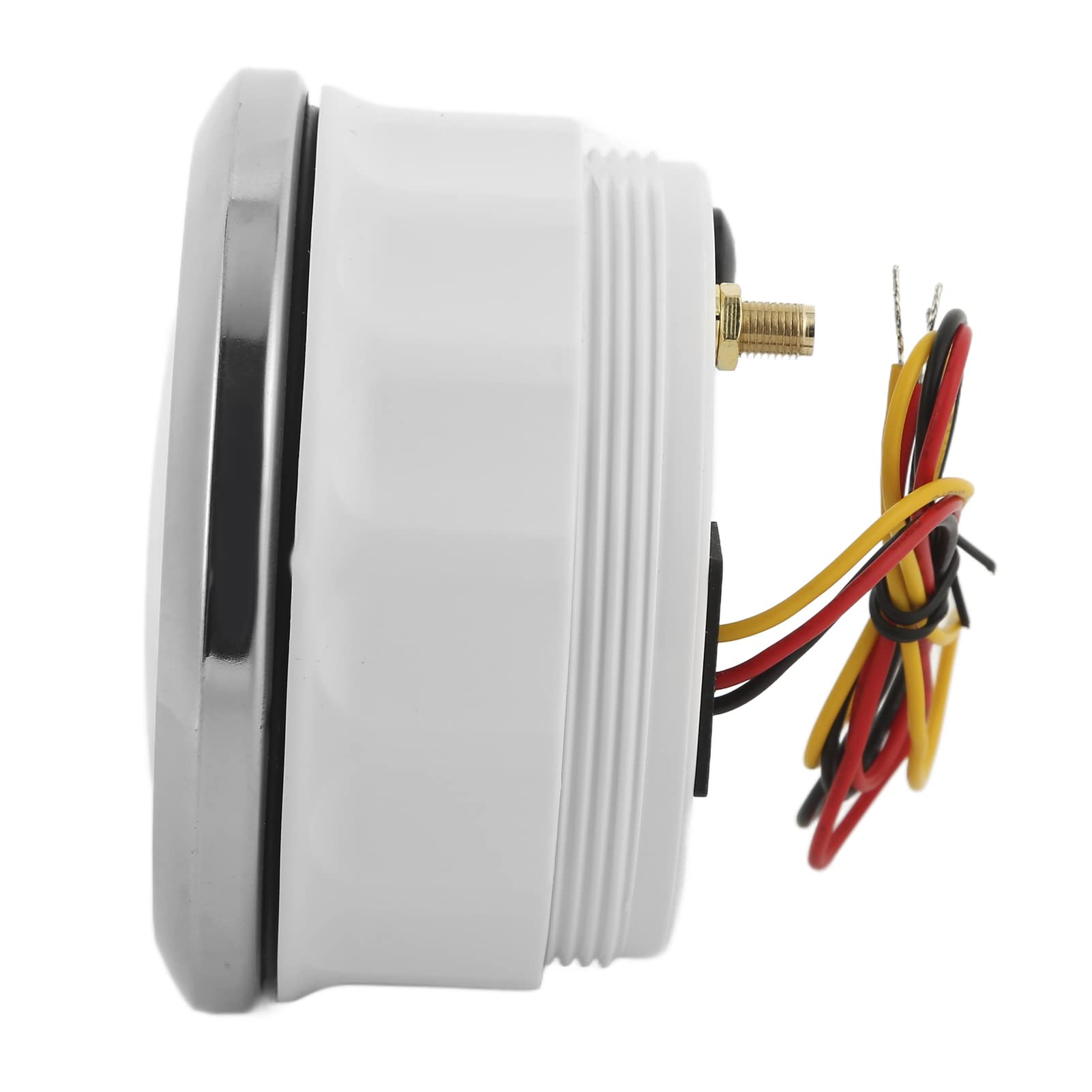 85mm GPS Tacho 0-60 km/h LCD Display Odometer mit verstellbarer Beleuchtung für Auto Boote 9-32V DC (Schwarz)