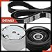 A-Premium Engine Serpentine Belt Drive Kit w/Tensioner & Idler Pulley Compatible with Jeep Grand Cherokee 2016-2022, Grand Cherokee L 2021-2022, Grand Cherokee WK & Dodge Durango, 3.6L