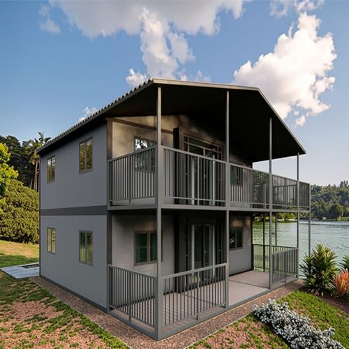 Prefabricated Tiny Home for Sale, 2-Story Design...