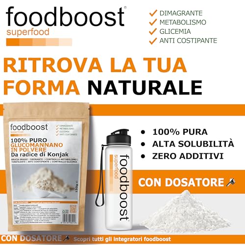 FoodBoost Glucomannano in polvere