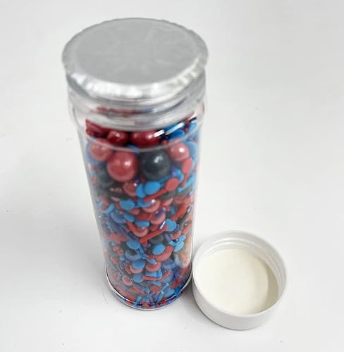 Miniatura 3 de Spiderman - Gránulos comestibles para decoración de pasteles, 4.2 onzas, para decoración de cupcakes, decoraciones de helados, caramelos comestibles