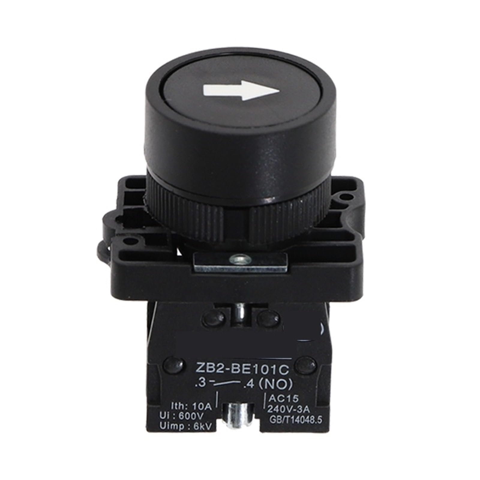 Bouton marche arrêt 22 mm XB2 pour réparer un tableau de commande