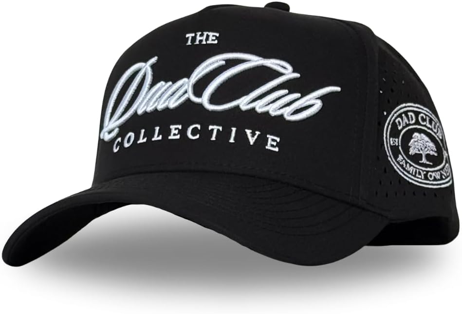 CITRUSY Athletic Trucker Golf Hat | Performance Mens 5 Panel Cap | Cool Breathable Waterproof Workout Running Snapback