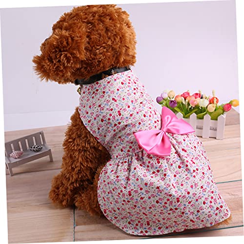 POPETPOP Vestido Para Animais De Estimação Vestido Tutu Para Animais De Estimação Saia Floral Saia R