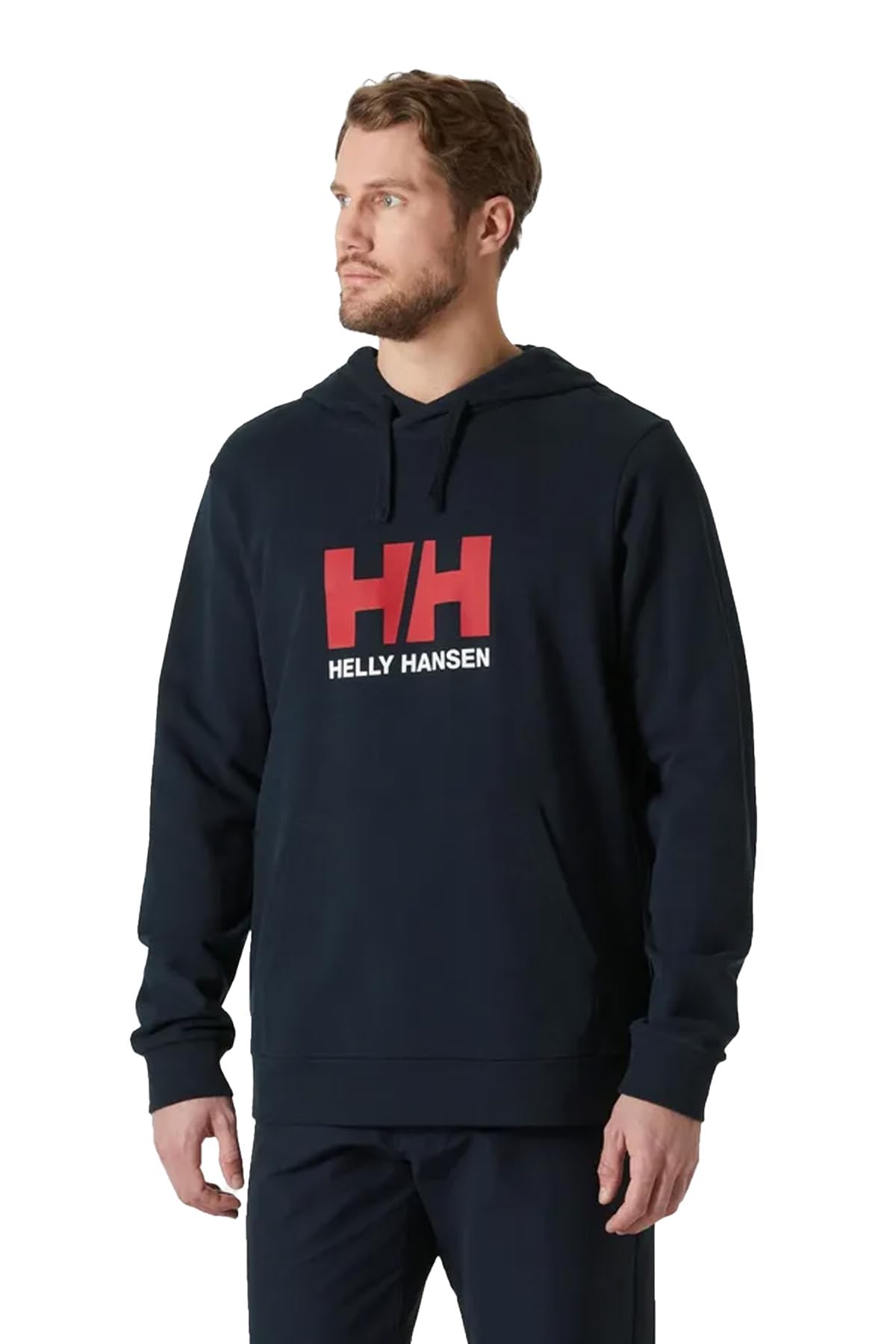 Helly-Hansen Men's Hh Logo Hoodie 2.0, 597 Navy, L
