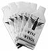 6 VALUE Pack Reusable Wine Bottle Protector Sleeve Travel Bag - Inner Skin with Tough Leak Proof Outside - Pack in Luggage and Suitcase - Accessory Gift