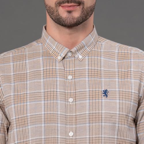 Image of Red Tape Checked Shirt for Men | Classic & Versatile